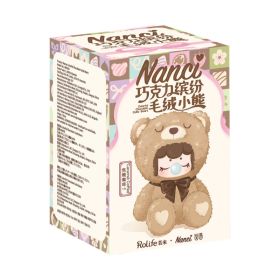 Rolife Nanci First Generation Chocolate Colorful Series Blind Boxes, 6 Regular Boxes And 1 Surprise Design. Adorable Collectible Dolls For Teenagers A