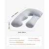 Pregnancy Pillow, U-Shaped Full Body Maternity Pillow for Pregnant Women, Soft and Breathable Pregnant Support Pillows with Removable & Washable Cover