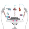 Baby Bouncer, Baby Activity Center 360Â° Rotation & Adjustable Height, Toddler Play Jumper with Developmental Toys, Music Lights Sounds