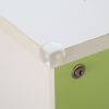 5Pcs Kids Safety Locks w/ 5 Furniture Corner Protectors Drawer Cabinet Strap Locks Baby-Proof Adhesive Fridge Latches Locks