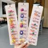 3Pcs/set Baby Hair Clips Cartoon Bows Flower Kids Hairpins For Girls Sweet Children Clips Barrettes Baby Hair Accessories