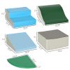 6-Pieces Foam Climbing Blocks for Toddlers 1-3 Years, Soft Play Set for Climb and Crawl, Contemporary