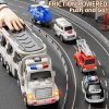 5-in 1 Play Ambulance Toy Vehicle Toddler Truck Toys for 3 4 5 6 7 Year Old Boys - Friction Powered Cars with Light and Sound, Police Car, Fire Truck