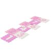 Colorful Kids Hopscotch Foam Mat with 9 Interlocking Tiles & 3 Marker Discs, Non-Slip Play Mat for Toddlers 10 Months+