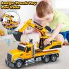 SpringFlower Toy Truck, Large Excavator Truck Toy for 3 4 5 6 Year Old Boys,Truck Toy with Sound and Light