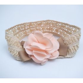 Baby lace headband (Option: Pink)