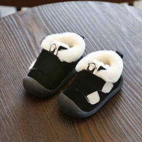 Children's Toddler Shoes (Option: Black-16-With Logo)