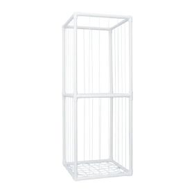 Stuffed Animal Storage PVC Plush Organizer Shelf Plush Stuffed Animal Holder Standing Kids Toy Storage Cage (Option: White)