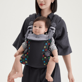 Ergonomic Backpack Carrier for Newborns, Infant Carrier with Waist Bench/Buttock Seat/Buttock Support. Multifunctional Kangaroo Carrier (PSSWT03: PSSSG02)