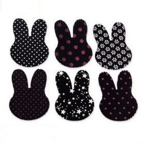 Black Hair Magic Stickers 6 Pieces Per Pack Bangs Post Magic Sticker Hair Stickers Clip-Less Hair Ornaments Hair Fringed Reusable Random Designs Hair (style: set 6)