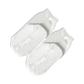 White Never Slip Socks - Single Pair (size: 2Y-3Y)