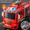 Fire Trucks Toys for Toddlers Ages 3-5, Folded Carrier Truck Race Track with with Lights & Sounds and 6 Racing Car Toys