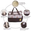 5Pcs Baby Nappy Diaper Bags Set Mummy Diaper Handbags with Diaper Pad Food Bag Bottle Bag Travel Tote Bags For Mom Dad