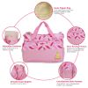 5Pcs Baby Nappy Diaper Bags Set Mummy Diaper Handbags with Diaper Pad Food Bag Bottle Bag Travel Tote Bags For Mom Dad