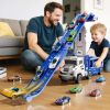 Toddler Car Truck Toys for 3 4 5 6 7 8 Years Old Boys, Transporter Truck Toy Track Set with 12 Die-Cast Car Toys