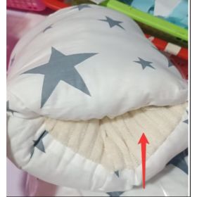 Adjustable Baby Cotton Nursing Arm Pillow Breastfeeding Washable Baby Infant Nursing Breastfeeding Pillow Cushion Arm Pad (Option: Grey star-25X23CM)